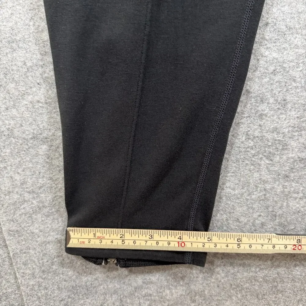 Nike Sweatpants Mens L Black Tapered Zip Pockets Drawstring Athletic Zip Ankles